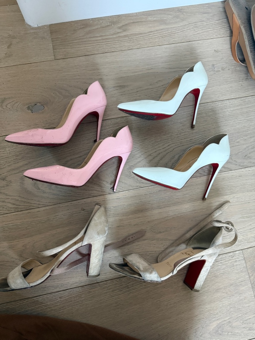3 Pairs of Christian Louboutins